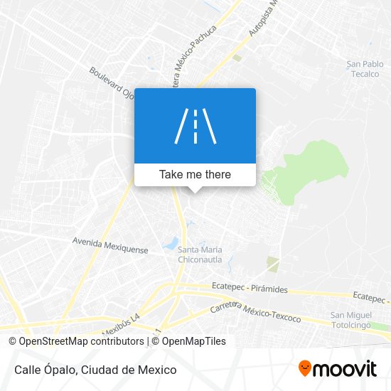 Mapa de Calle Ópalo