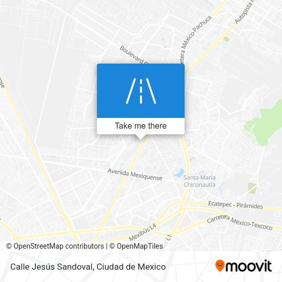 Mapa de Calle Jesús Sandoval