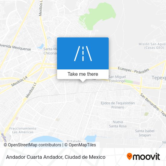Andador Cuarta Andador map