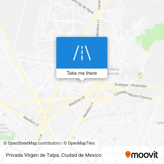 Privada Virgen de Talpa map