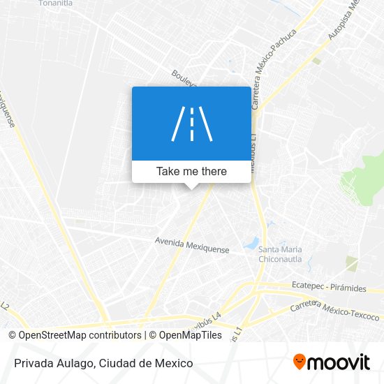 Mapa de Privada Aulago