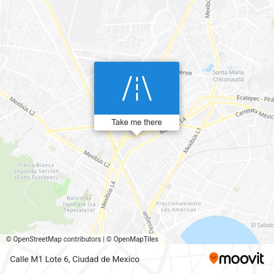 Mapa de Calle M1 Lote 6