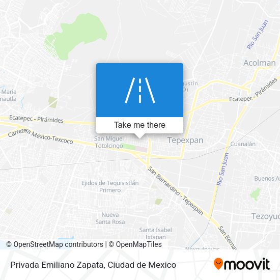 Privada Emiliano Zapata map