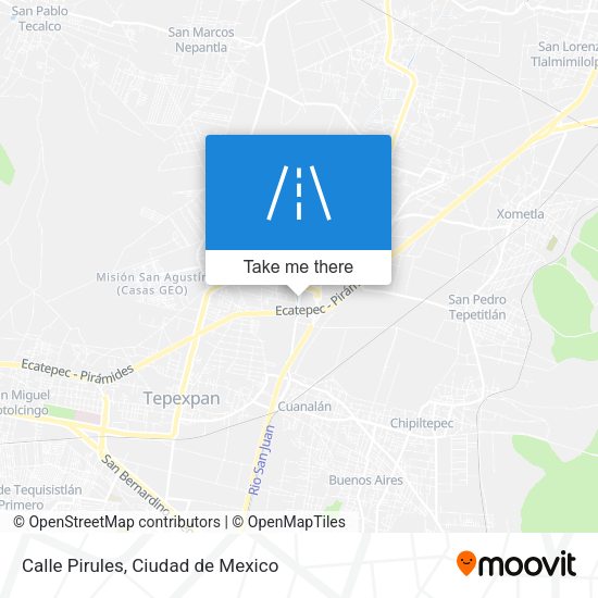 Calle Pirules map