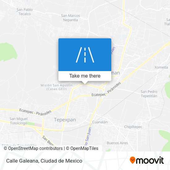 Calle Galeana map