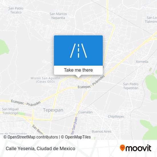 Calle Yesenia map