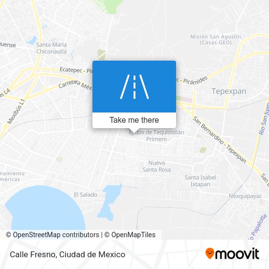 Mapa de Calle Fresno