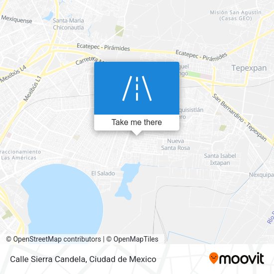 Calle Sierra Candela map
