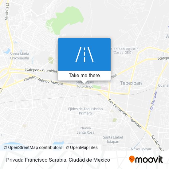 Privada Francisco Sarabia map