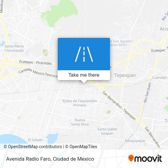 Avenida Radio Faro map