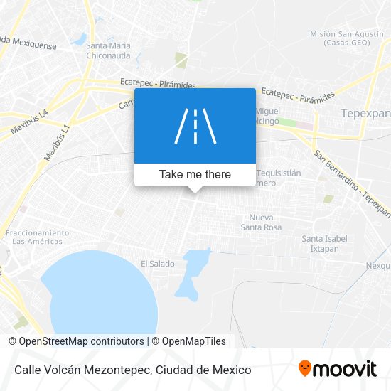 Calle Volcán Mezontepec map