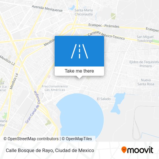 Calle Bosque de Rayo map
