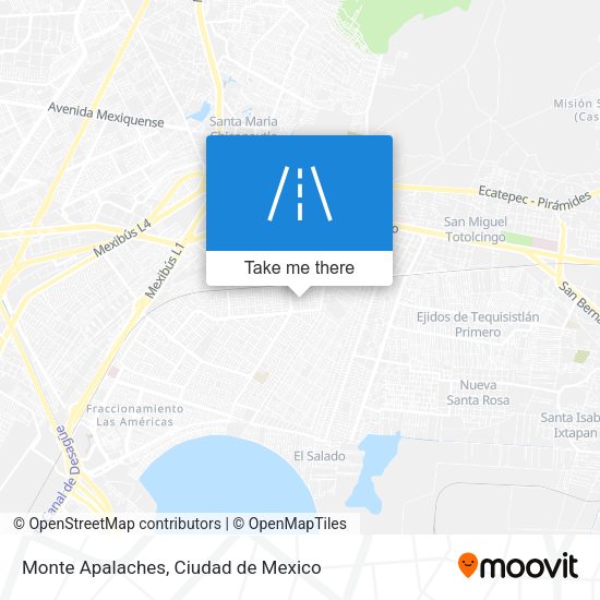 Monte Apalaches map