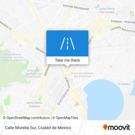 Calle Morelia Sur map