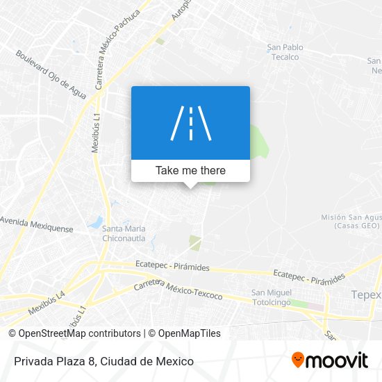 Privada Plaza 8 map