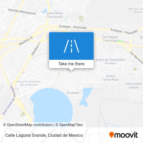Calle Laguna Grande map