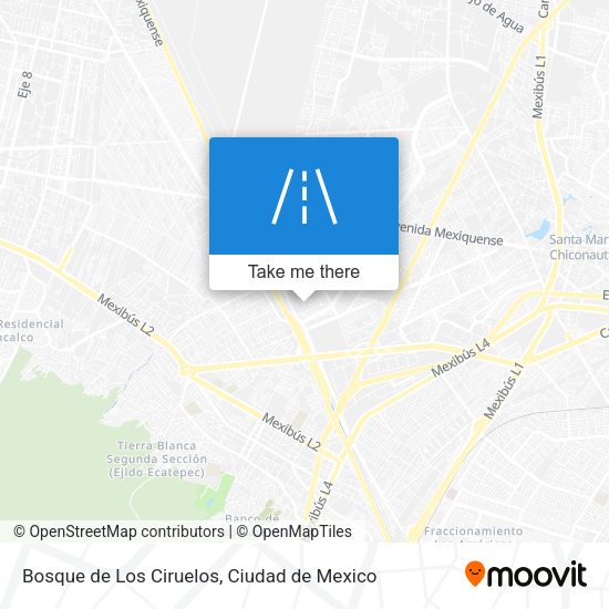 Mapa de Bosque de Los Ciruelos