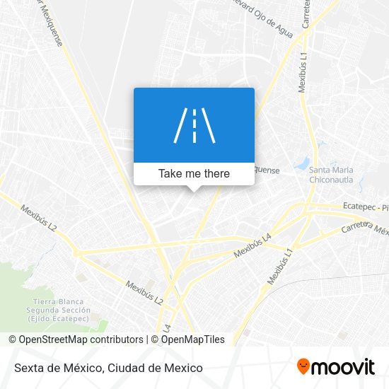 Sexta de México map