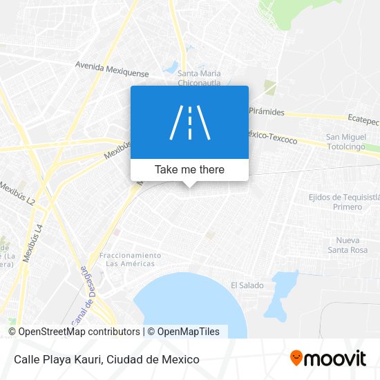 Calle Playa Kauri map