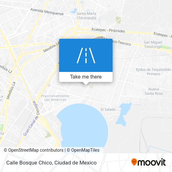 Calle Bosque Chico map