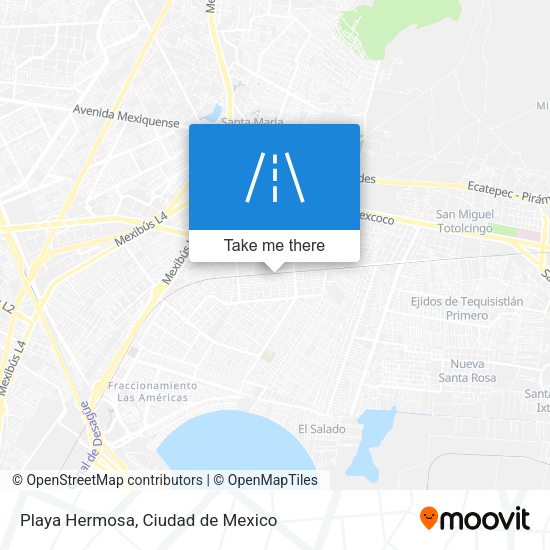 Playa Hermosa map