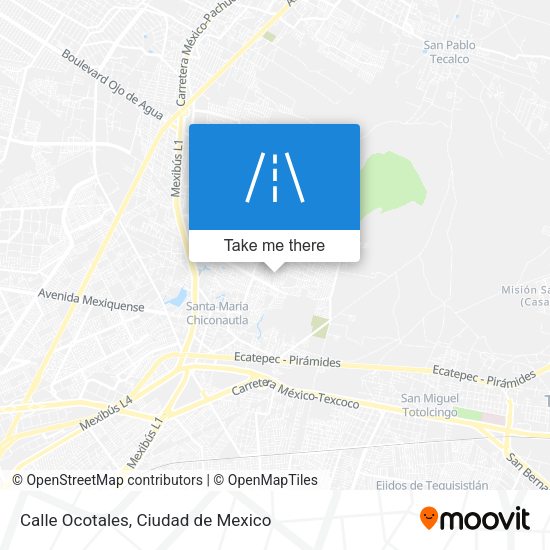 Calle Ocotales map