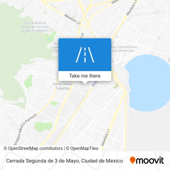 Cerrada Segunda de 3 de Mayo map