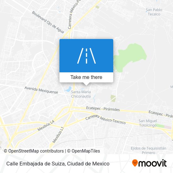 Calle Embajada de Suiza map