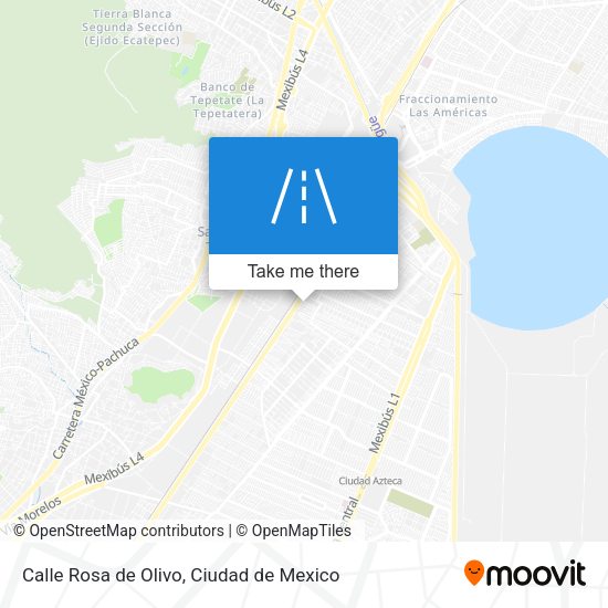 Mapa de Calle Rosa de Olivo