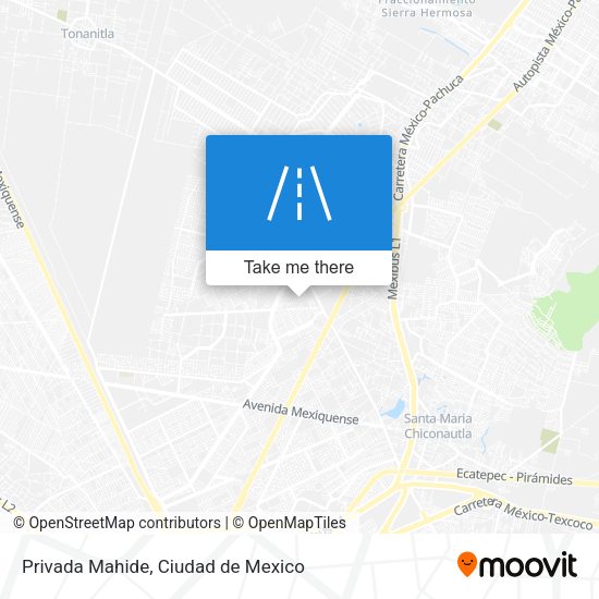 Mapa de Privada Mahide
