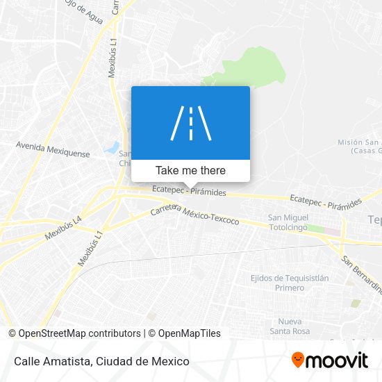 Calle Amatista map
