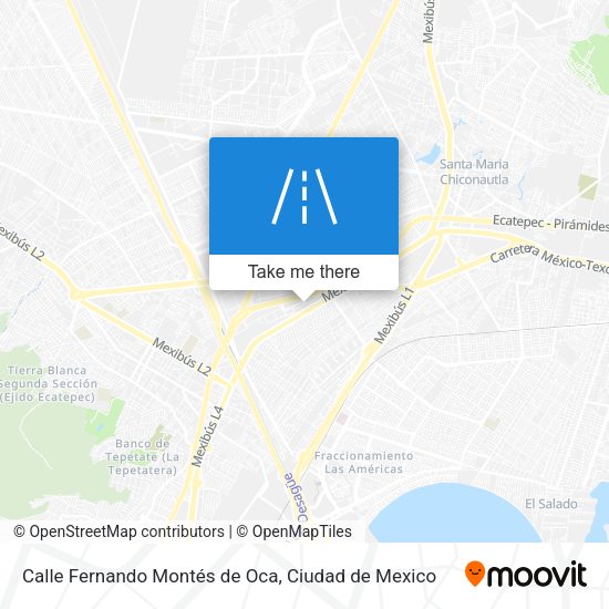 Calle Fernando Montés de Oca map