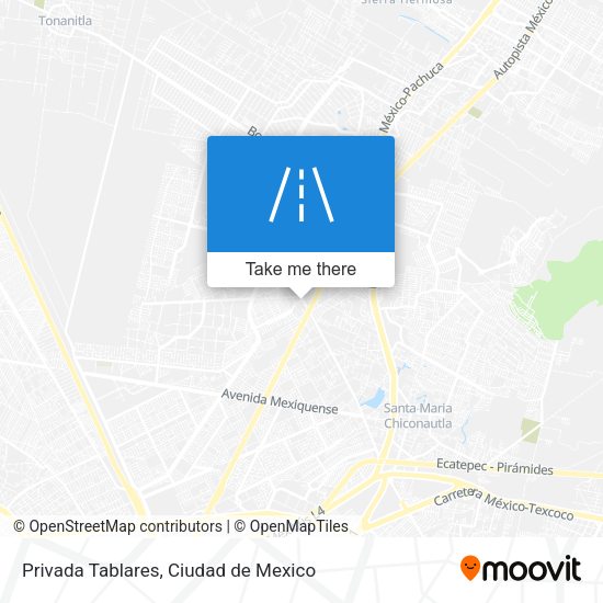 Mapa de Privada Tablares