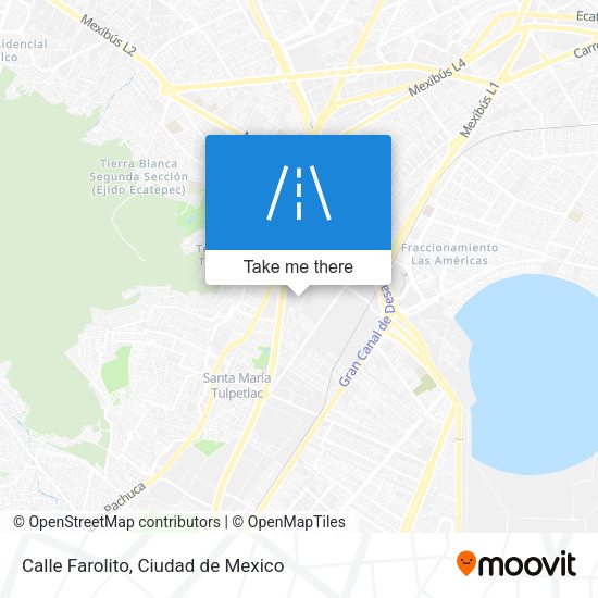 Mapa de Calle Farolito