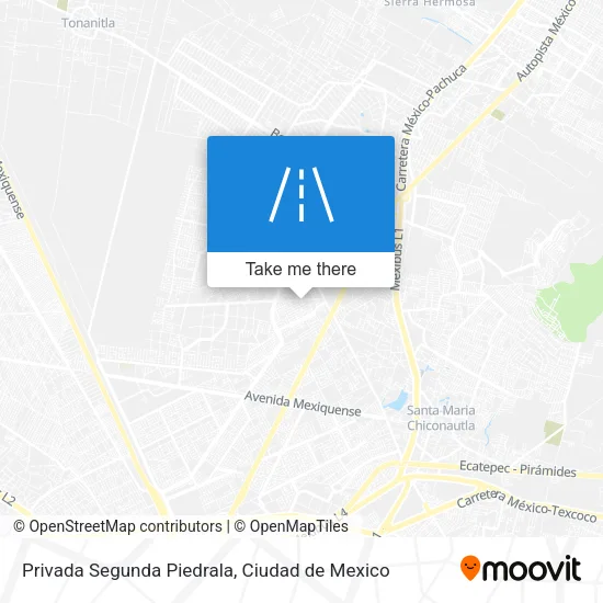 Privada Segunda Piedrala map