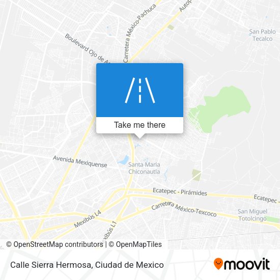 Calle Sierra Hermosa map