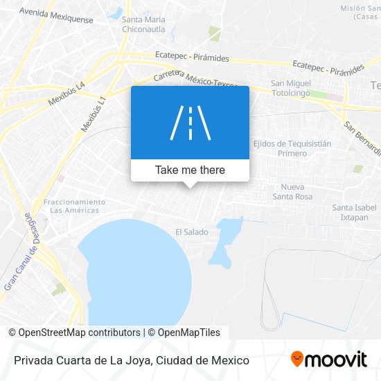 Privada Cuarta de La Joya map