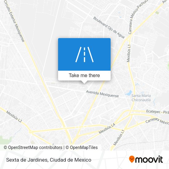 Sexta de Jardines map