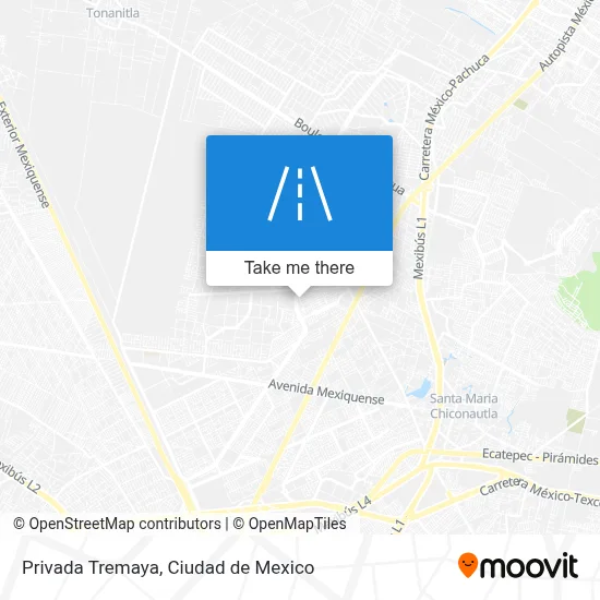 Privada Tremaya map