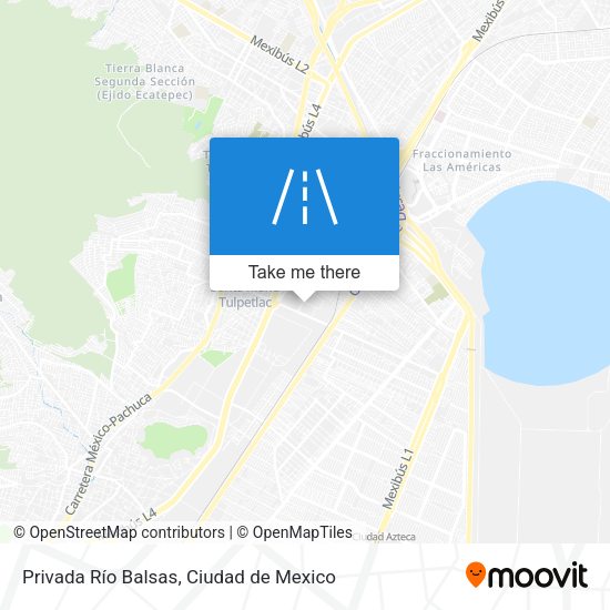 Mapa de Privada Río Balsas
