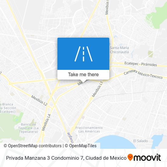 Mapa de Privada Manzana 3 Condominio 7
