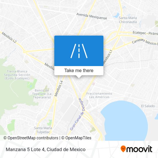 Mapa de Manzana 5 Lote 4