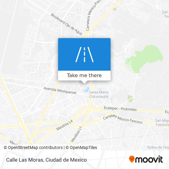 Mapa de Calle Las Moras