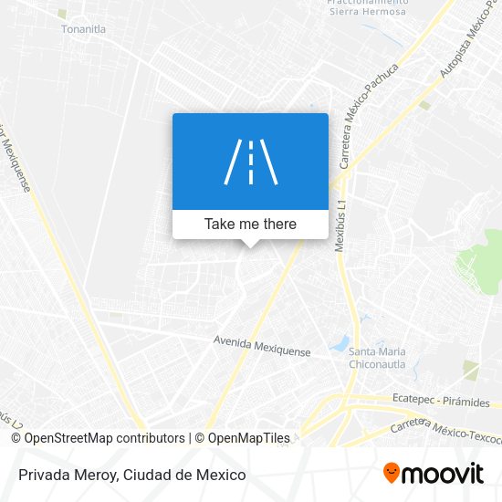 Privada Meroy map