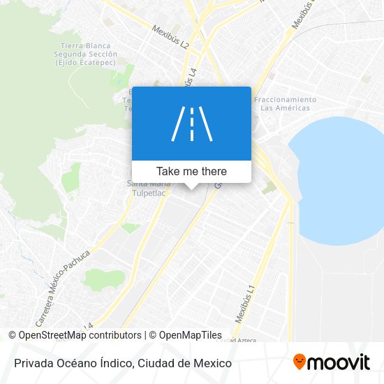 Mapa de Privada Océano Índico