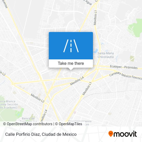 Mapa de Calle Porfirio Díaz