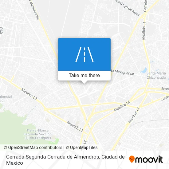 Cerrada Segunda Cerrada de Almendros map
