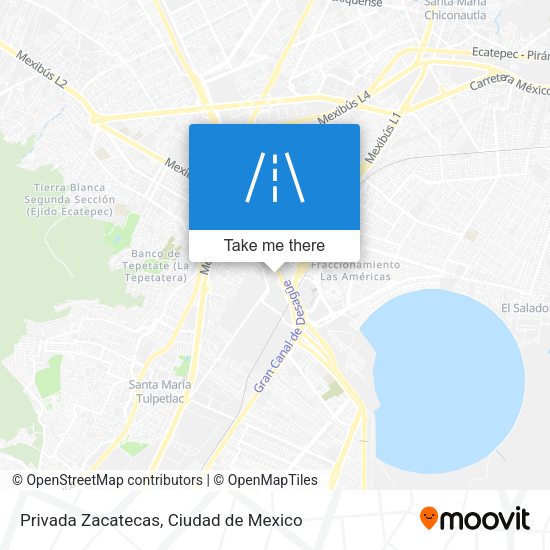 Privada Zacatecas map