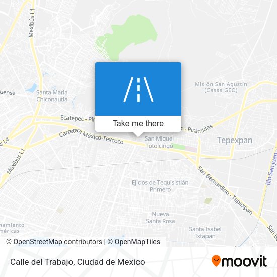 Calle del Trabajo map
