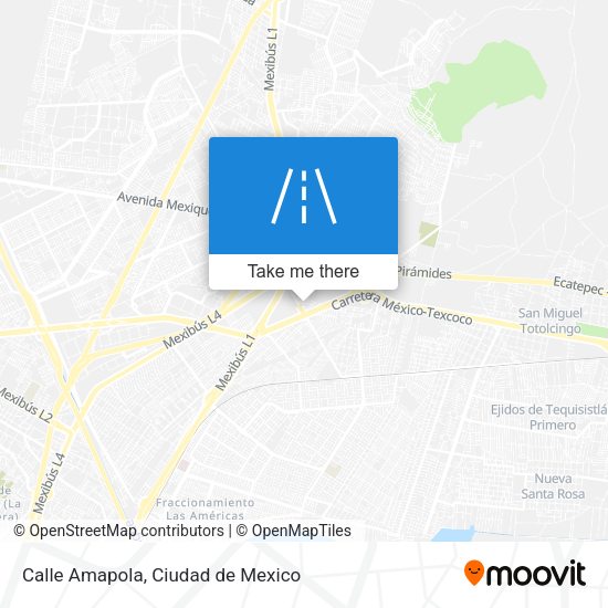 Mapa de Calle Amapola